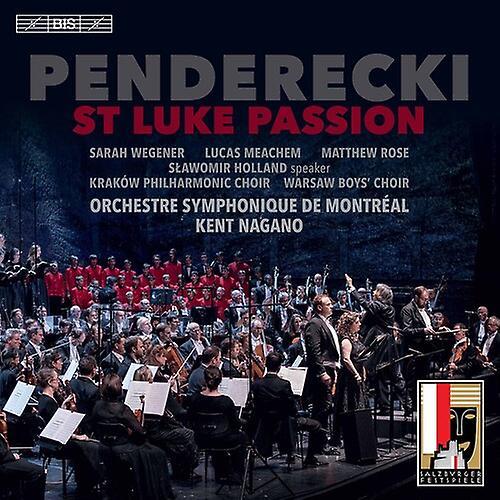 Bis Penderecki / Wegener / Nagan - St Luke Passion (Live)  [SUPER-AUDIO CD] Hybrid SACD USA import