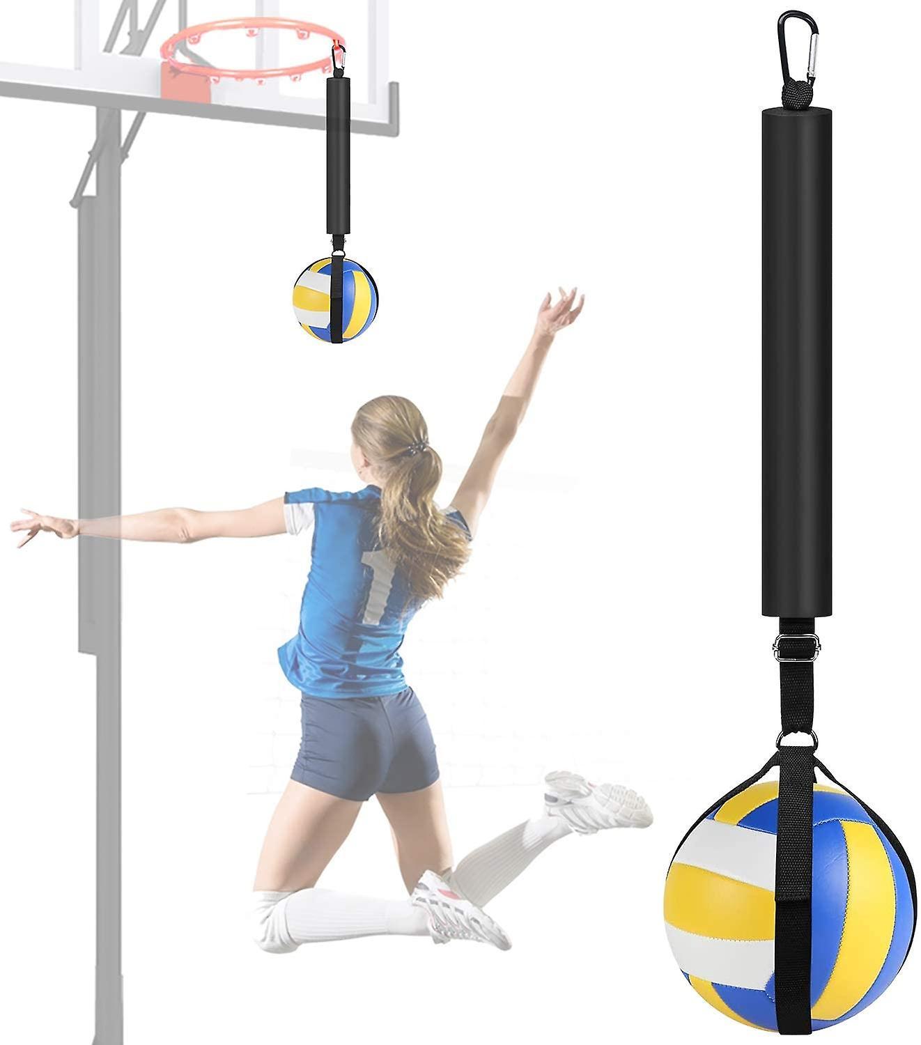 Yydd Volleyball Spike Trainer, Volleyball Spike Training System Compatible With Basketball Hoop, Volleyball Equipment Training Aid Improves Serving...