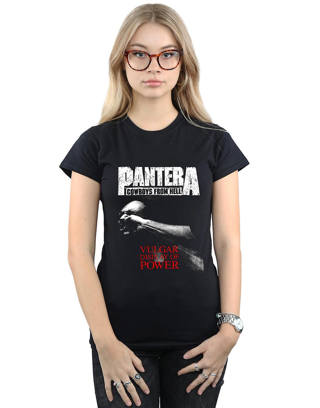 Absolute Cult Pantera Women's Vulgar Display Of Power T-Shirt Black Small