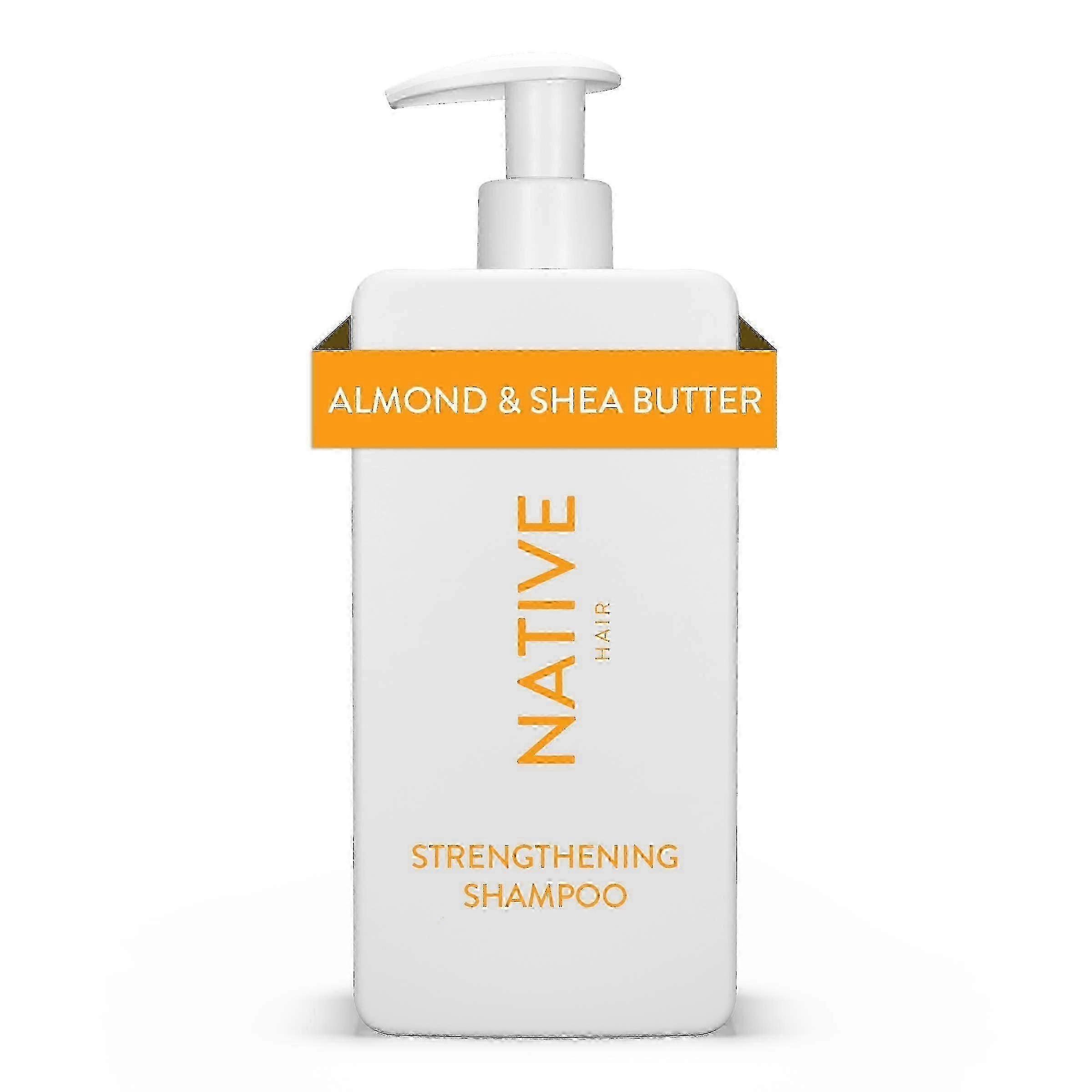 Native Strengthening Shampoo, Almond & Shea Butter, 16.5 Oz