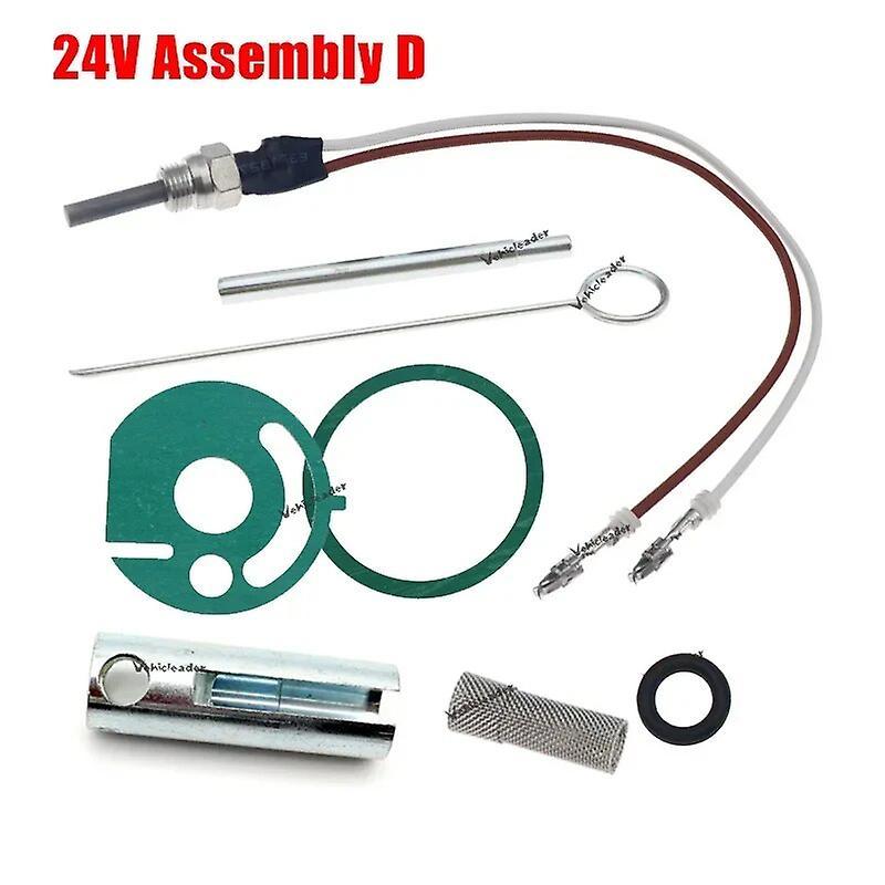 Scitoo 12V/24V Heater Parts Glow Plug Ceramic Pin+ Gaskets+Strainer+ Wrench 252106011000 For Eberspacher Hydronic D4WSC D5WSC 24V Assembly D