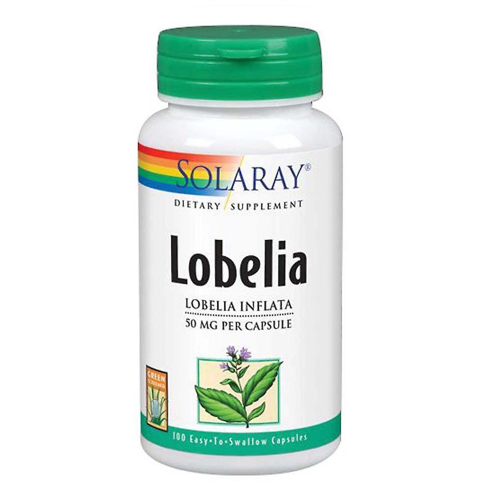 Solaray Lobelia,50 mg ,100 Caps (Pack of 1)