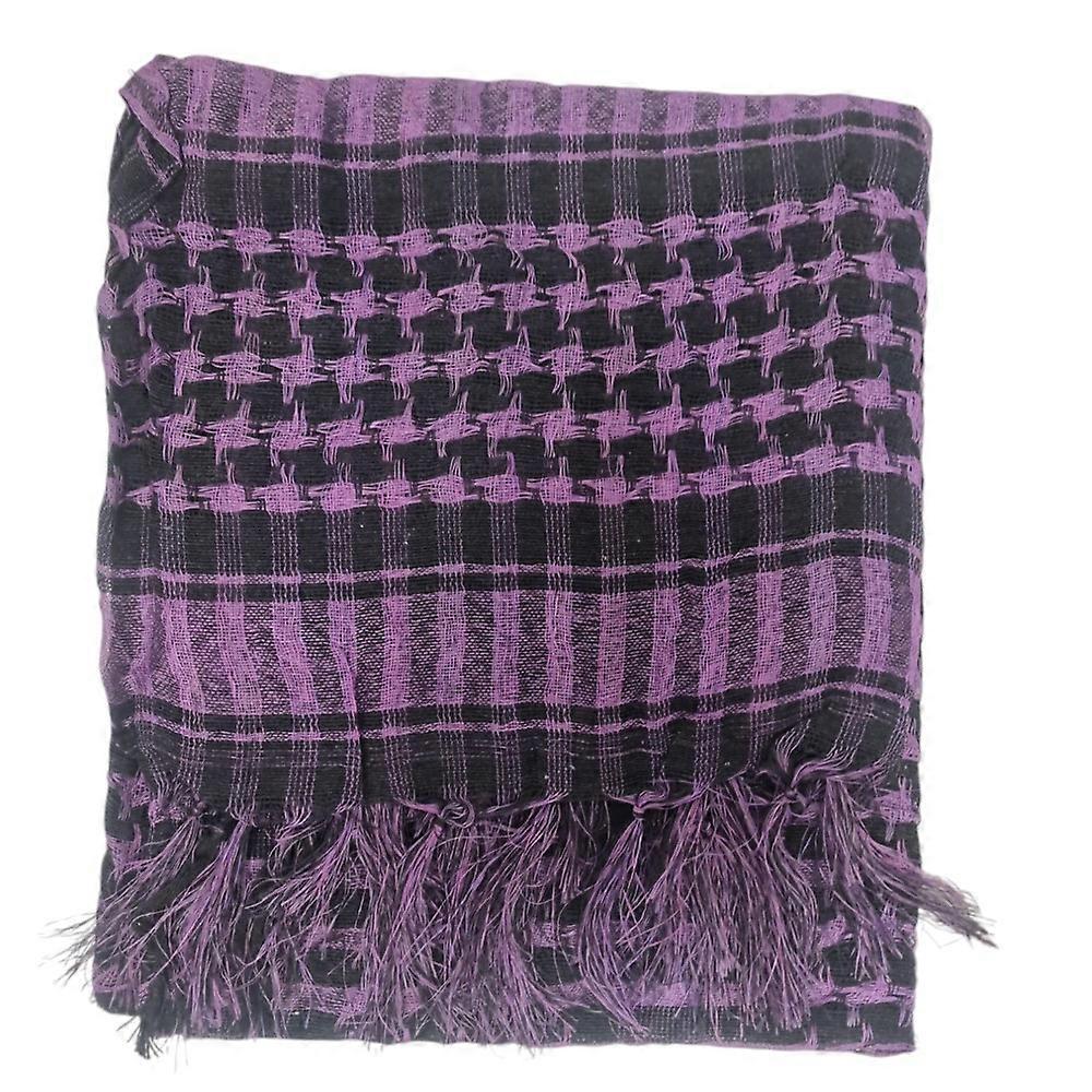 Hiprock Palestine shawl - Purple and black - scarf