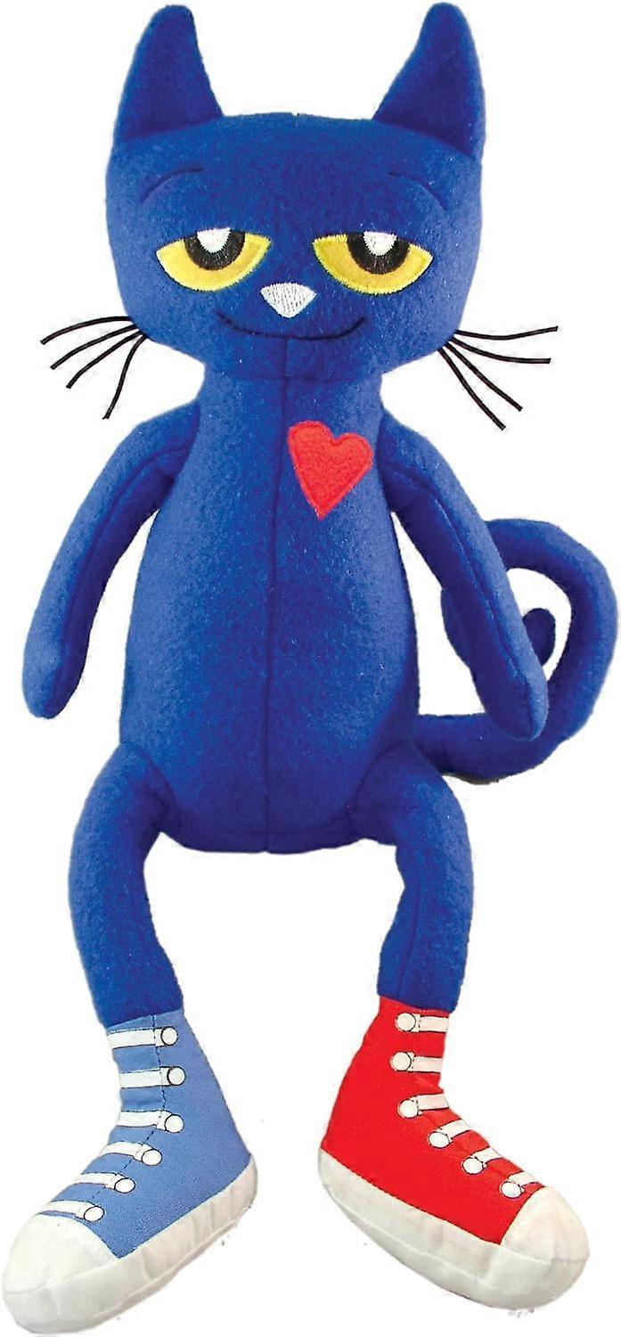 Heyone Blue Cat Plush Doll Stuffed Animal Plush Toy, 14.5 Inch, Blue