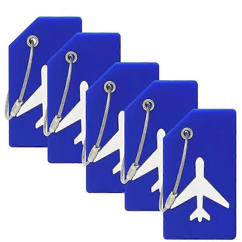 Aromujoy 10pcs Silicone Luggage Tag With Name Id Card Perfect To Quickly Spot Luggage Suitcase