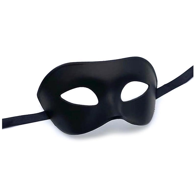 Ajhxian Masquerade Mask For Men Black, Halloween Venetian Adult Masquerade Masks, Black Mardi Gras Mask(1pcs, Black)