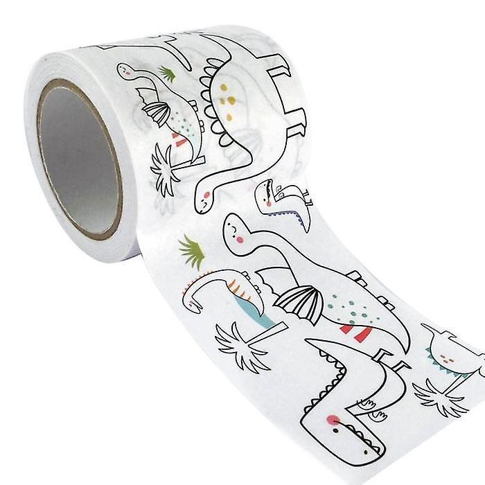 Graine Créative Customizable Masking tape - Dinosaurs 4.6 cm x 5 m White 5 m x 4,6 cm