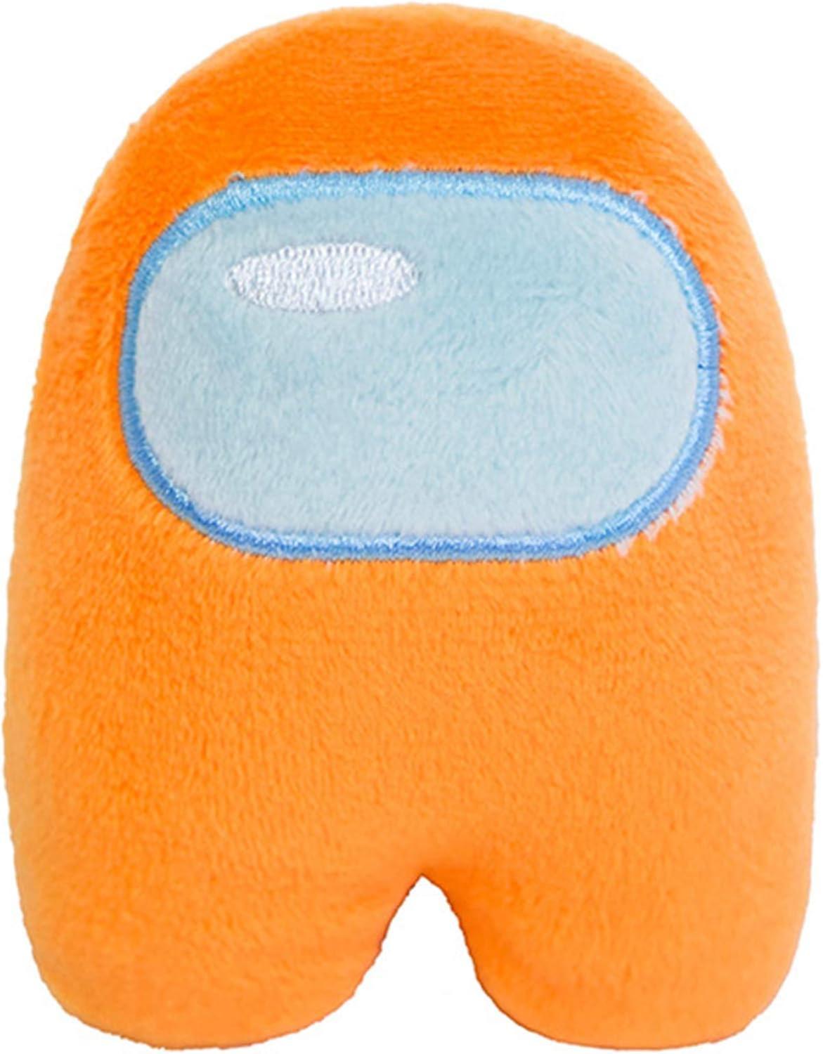 Axxx Game Fans Plush Toys Among Us Merch Crewmate Impostor Doll Stuff Plush Figures Orange 3.9 in - 10 cm