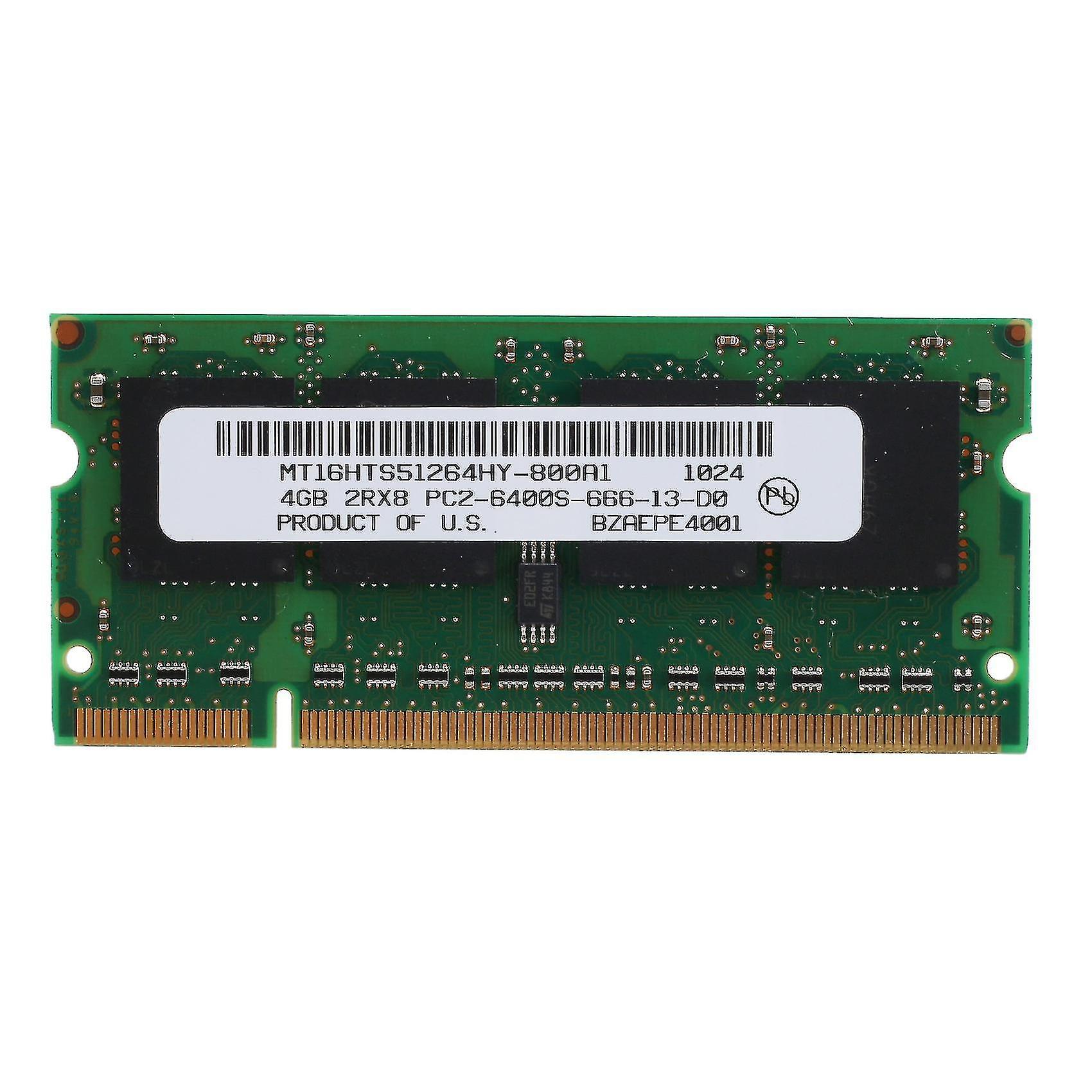 Laptop Memory 4GB DDR2 RAM 4gb Ddr2 Laptop Ram 800mhz Pc2 6400 Sodimm 2rx8 200 Pins Compatible Intel Amd Laptop Memory