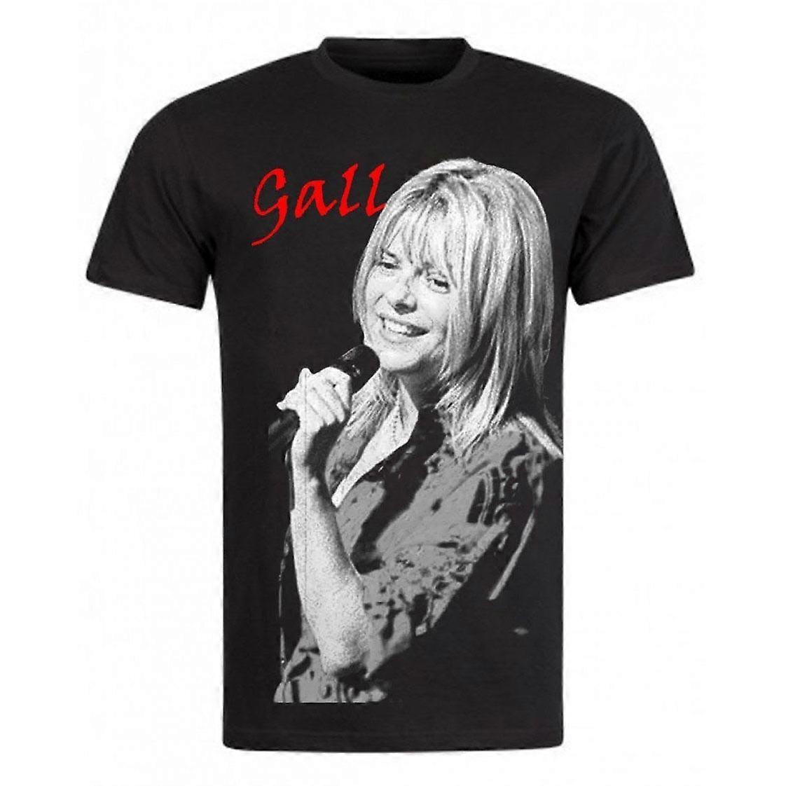 RockShark France Gall T Shirt Noir France Gall On The Scene Black M