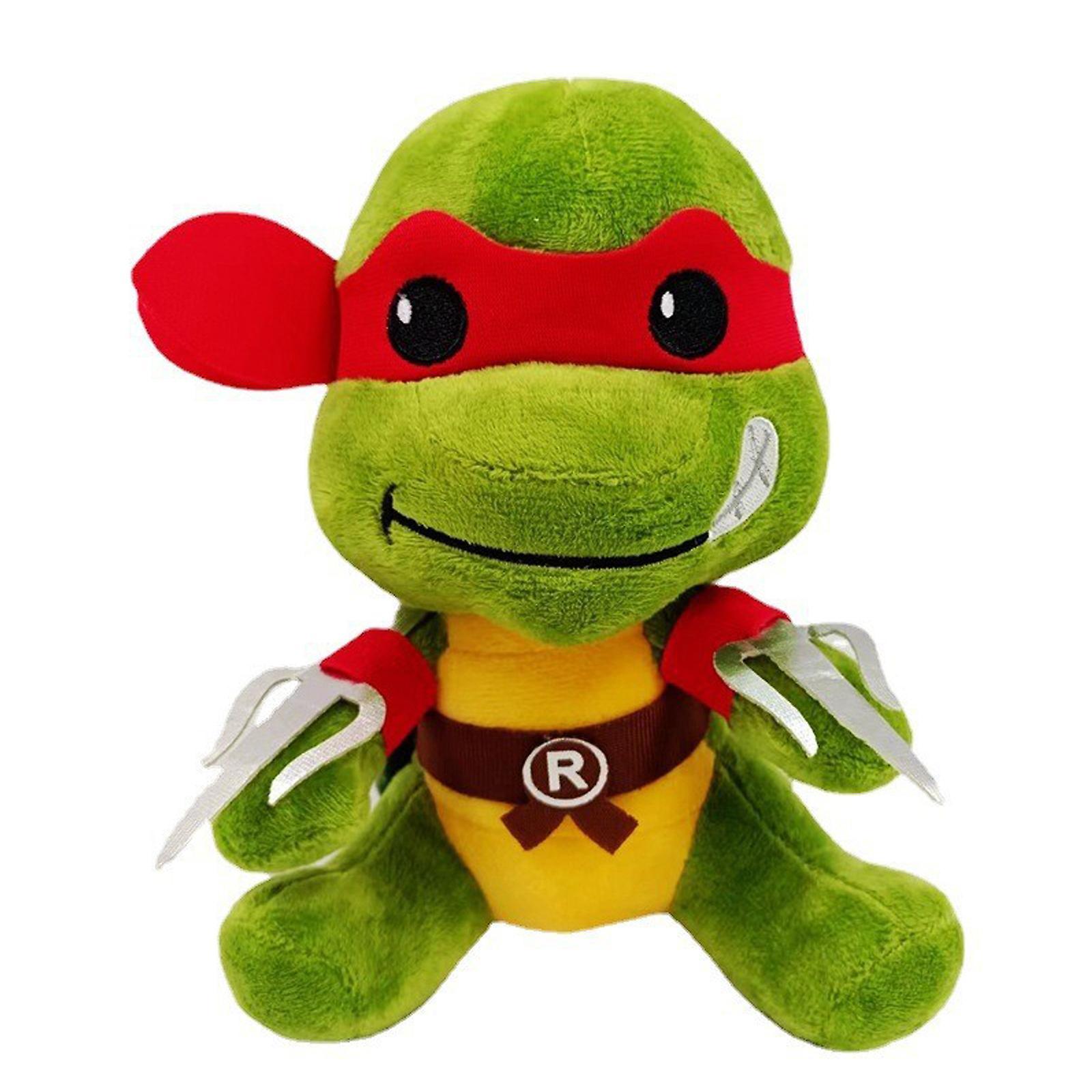 Favrison Teenage Mutants Ninja Turtles Plush Collectible Plushie Collectible Squishy Turtle Plushies Doll Toy Red