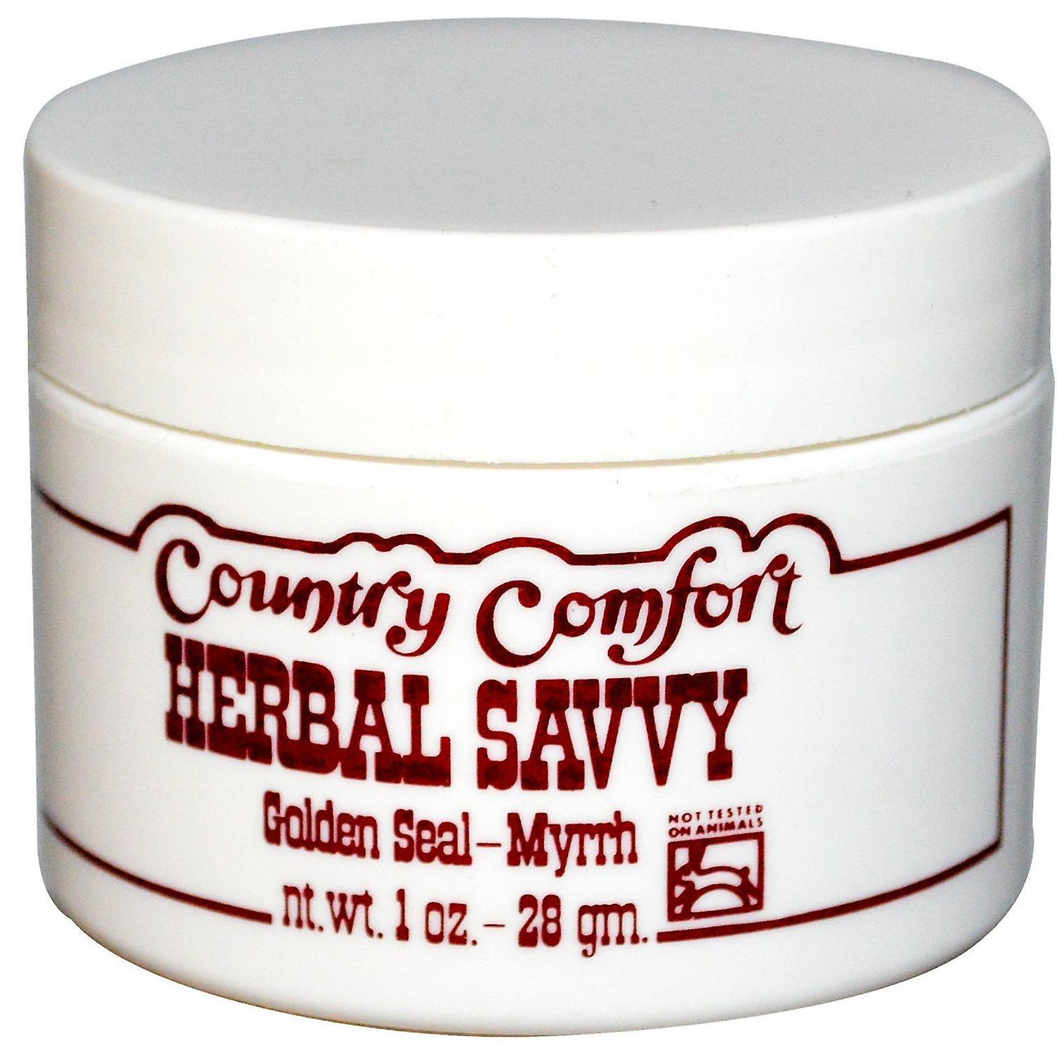 Country Comfort, Herbal Savvy, Golden Seal-Myrrh, 1 oz (28 g)