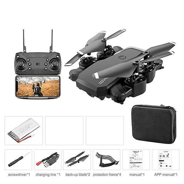 Slowmoose 4k Camera Drone, Wifi Rc Helicopter Long Endurance Remote Control Aircraft Toy 1080p Dual cameras