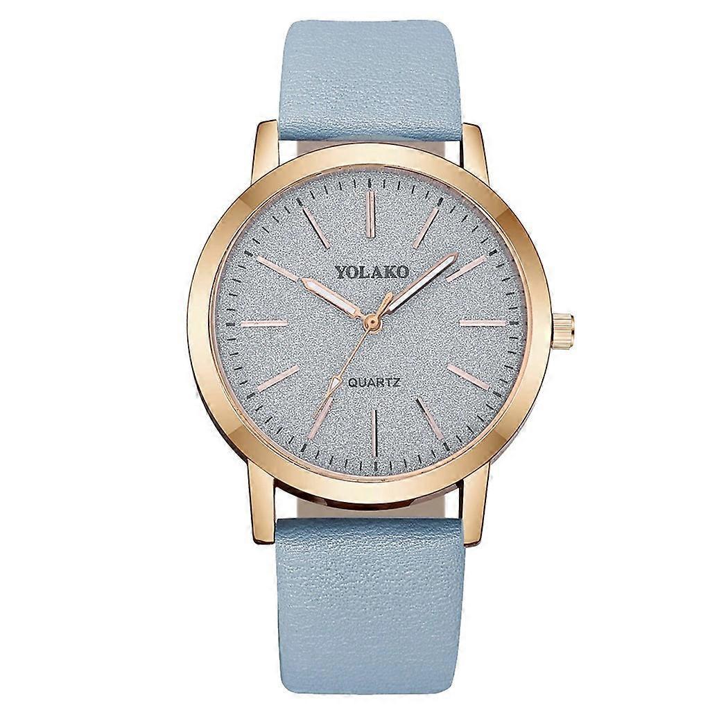 Flye YOLAKO Women's Casual Quartz Leather Band Sky Watch Analog Wrist Watch Multicolor