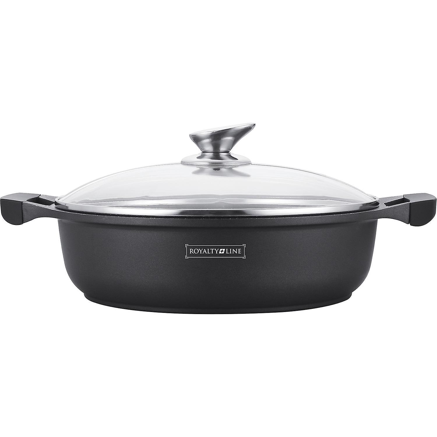 Northix Low Casserole with Lid, 5.5 L - Ø 32 cm