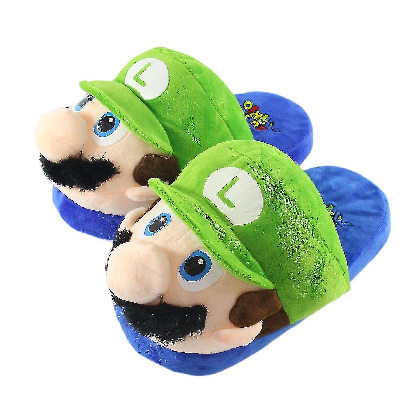 Yxuo Super Mario Air Soft Slippers - One Size (multi Optional) red 23cm