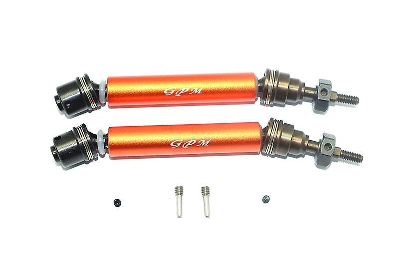 Heedy Gpm Metal Front Cvd Drive Shaft 6851a 6851r 6851x For Traxxas 1/10 Rustler Hoss Stampede Slash 4x4 Vxl Rc Car Upgrade Parts Orange