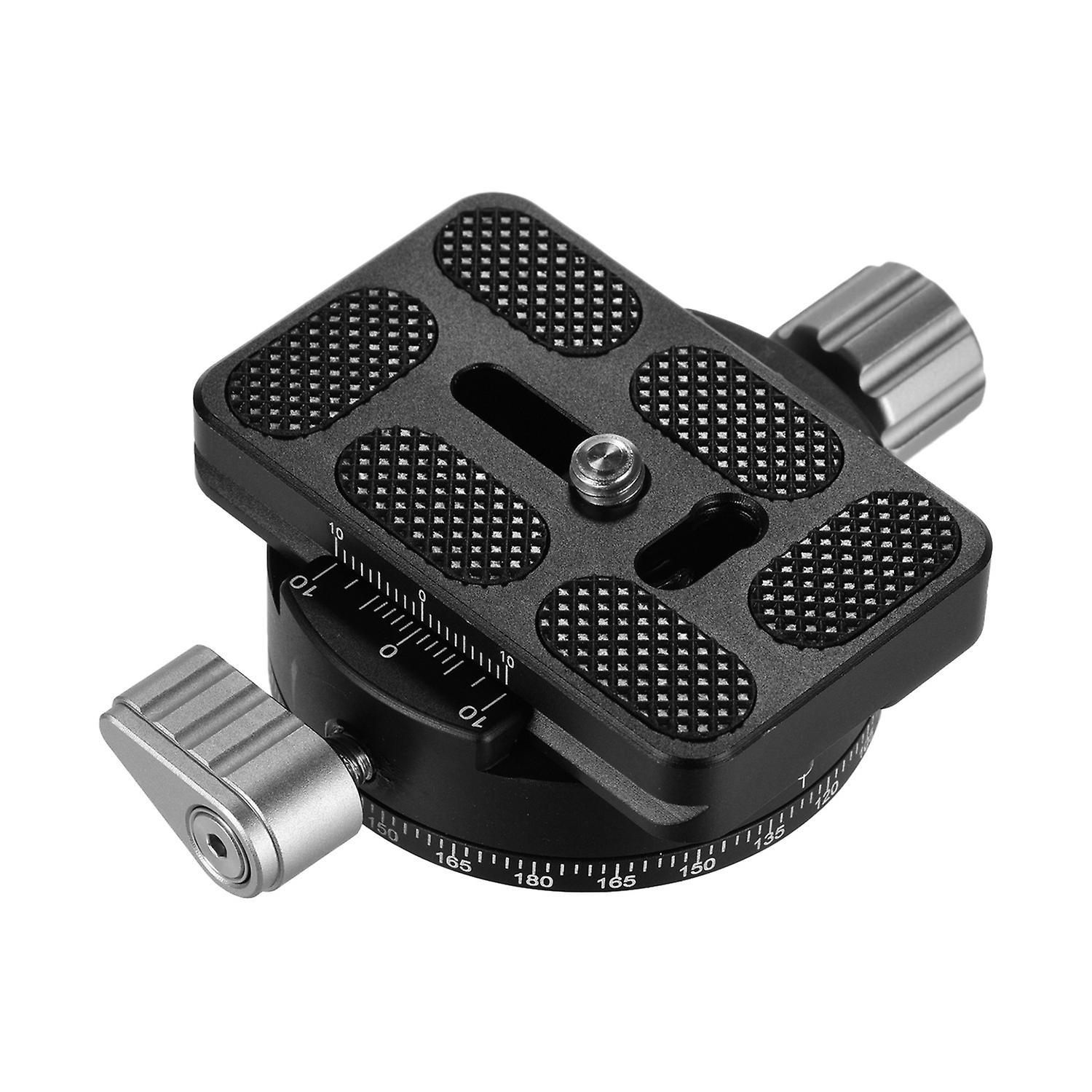 Andoer PAN-03 Panoramic Tripod Head Quick Release Plate Clamp Adapter Arca-Swiss Standard Aluminum A