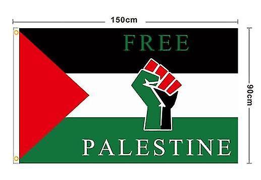 Sanne 2023 Free Palestine Fist Flags,3x5 Ft Palestine Country Free Freedom Fist Flag, I Stand With Palestine Flag Style 2