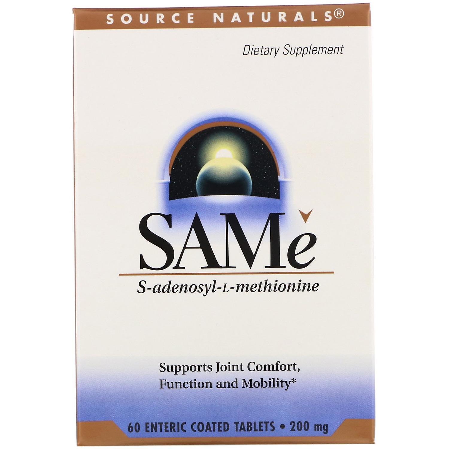 Source Naturals, SAMe, 200 mg, 60 Enteric Coated Tablets