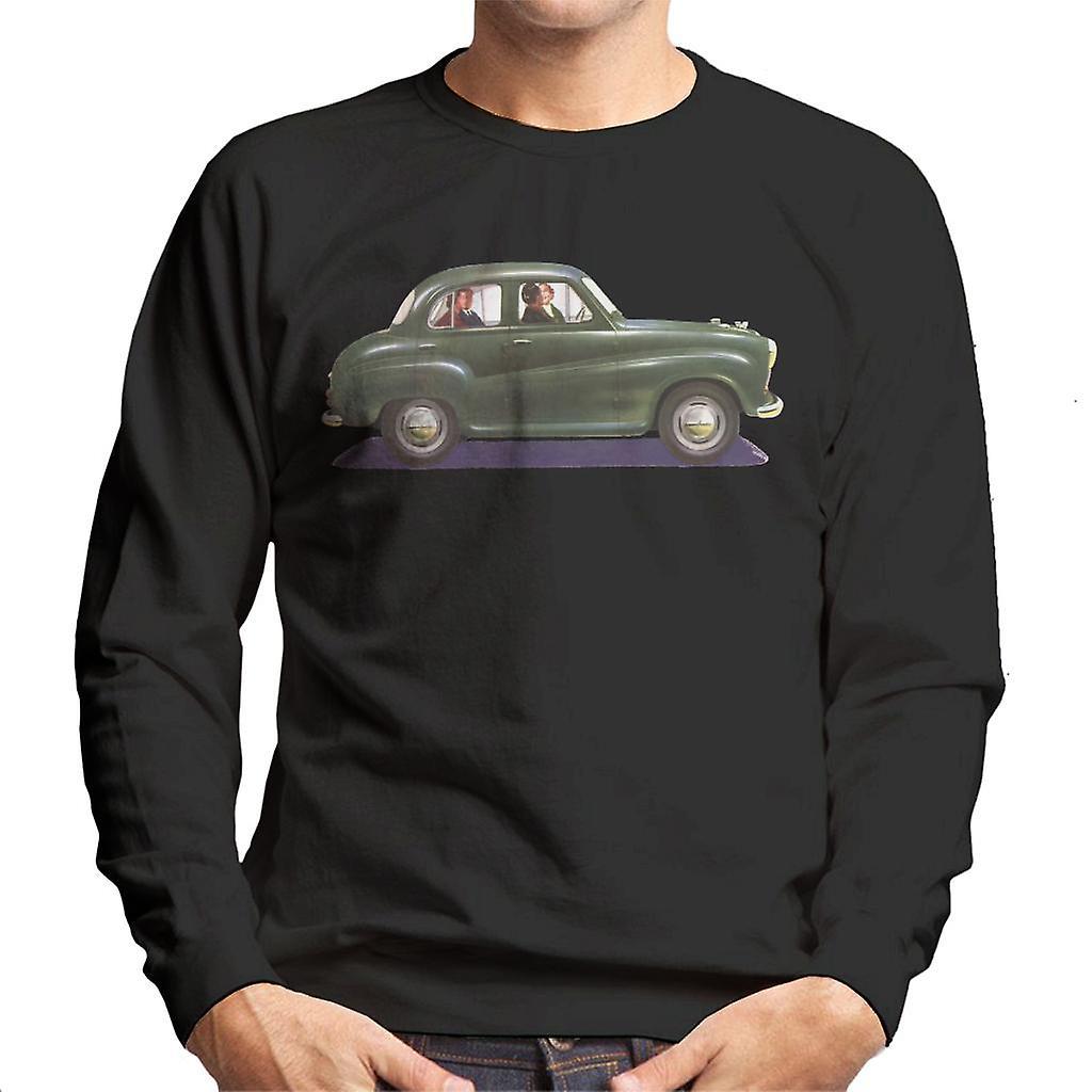 Austin A35 Green British Motor Heritage Men's Sweatshirt Black XX-Large