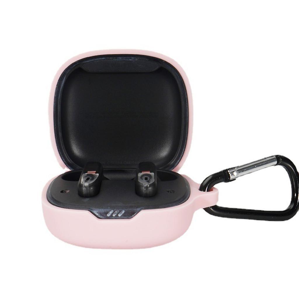 Unbrand Carrying Housing for JBL Wave Flex Headphone Dust Washable Charging Box Sleeve Pink