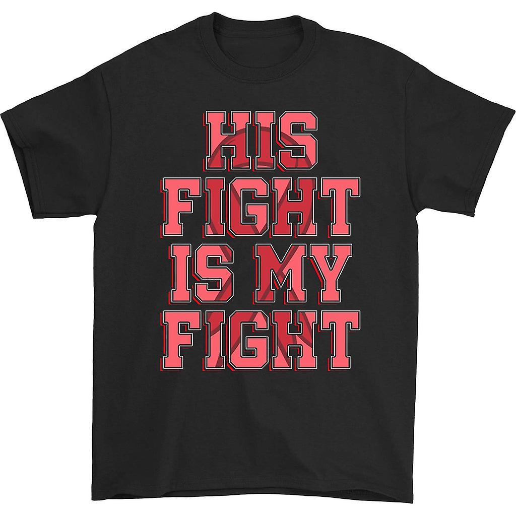 HISHARK His fight is my fight 37 t-shirt black M