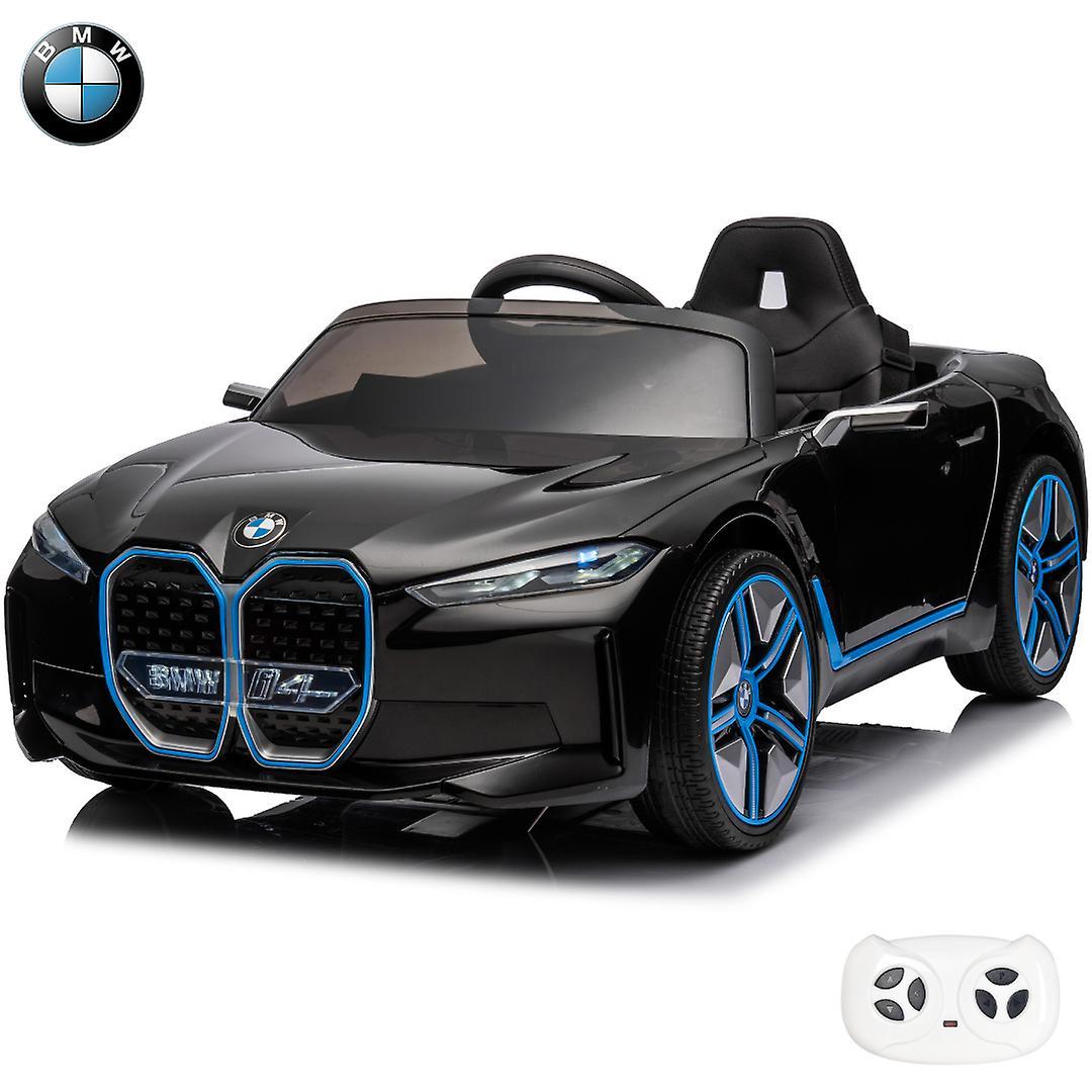 BMW i4 Kids Electric Car 12V - Black 115 x 67 x 45 cm