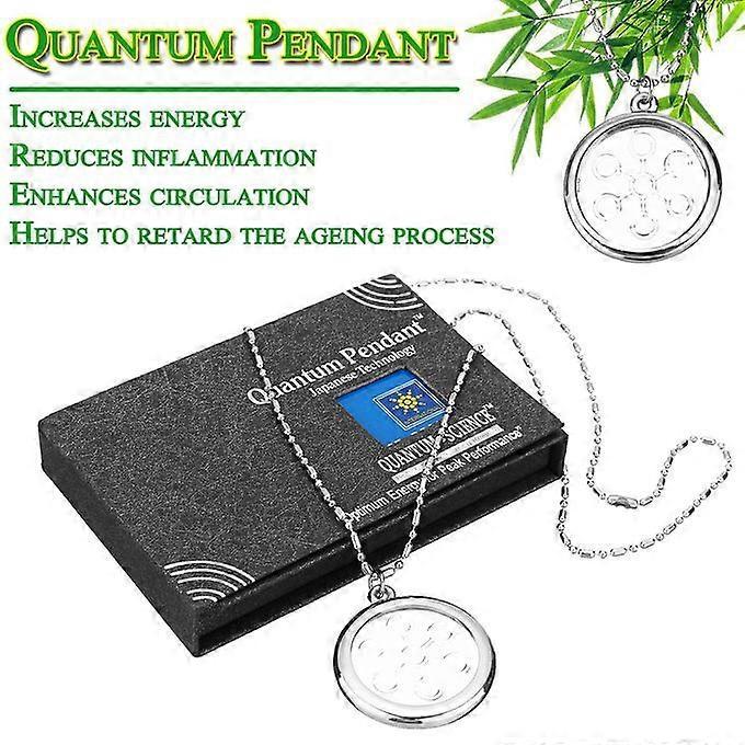 Aiducho New Quantum Science Scalar Bio Disc Pendant Bio Energy Natural Healing