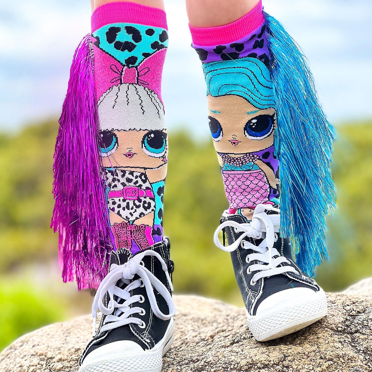 Madmia L.o.l surprise disco dolls socks