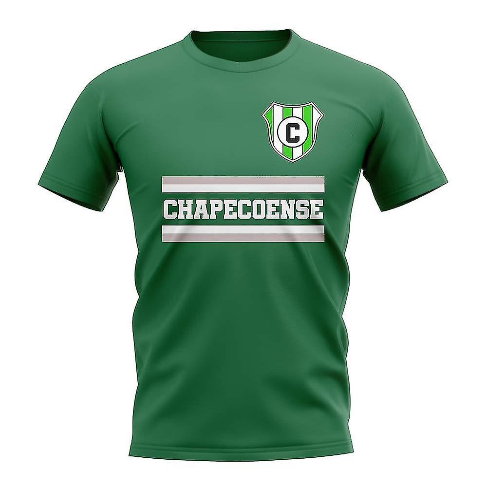 UKSoccerShop Chapecoense Core Football Club T-Shirt (Green) Womens S (Size 10 - 32 inch Chest)