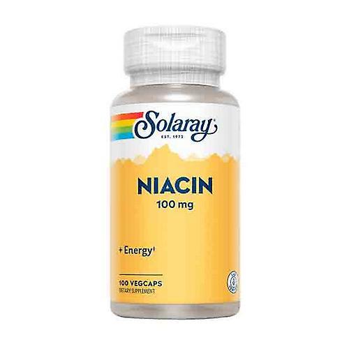 Solaray Niacin,100 mg ,100 Caps (Pack of 1)