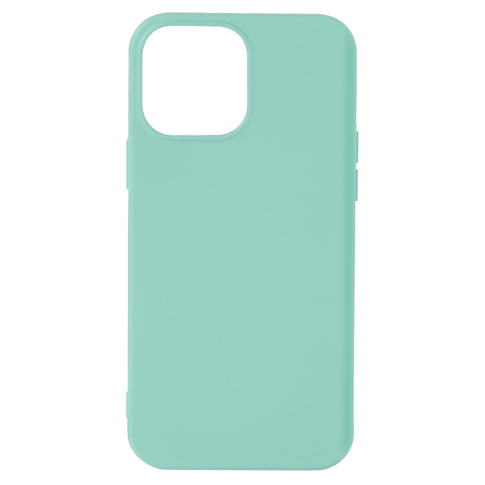 Avizar Case for iPhone 13 Pro Silicone Semi-Rigid Soft-touch Finish turquoise