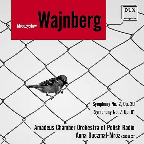 Dux Recording Prod. Weinberg / Duczmal-Mroz - Symphonies 2 & 7  [COMPACT DISCS] USA import