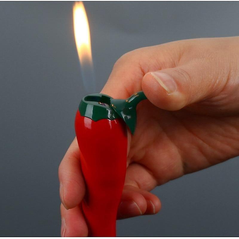 TribalSensation Mini Creative Butane Gas Cigarette Lighter chili