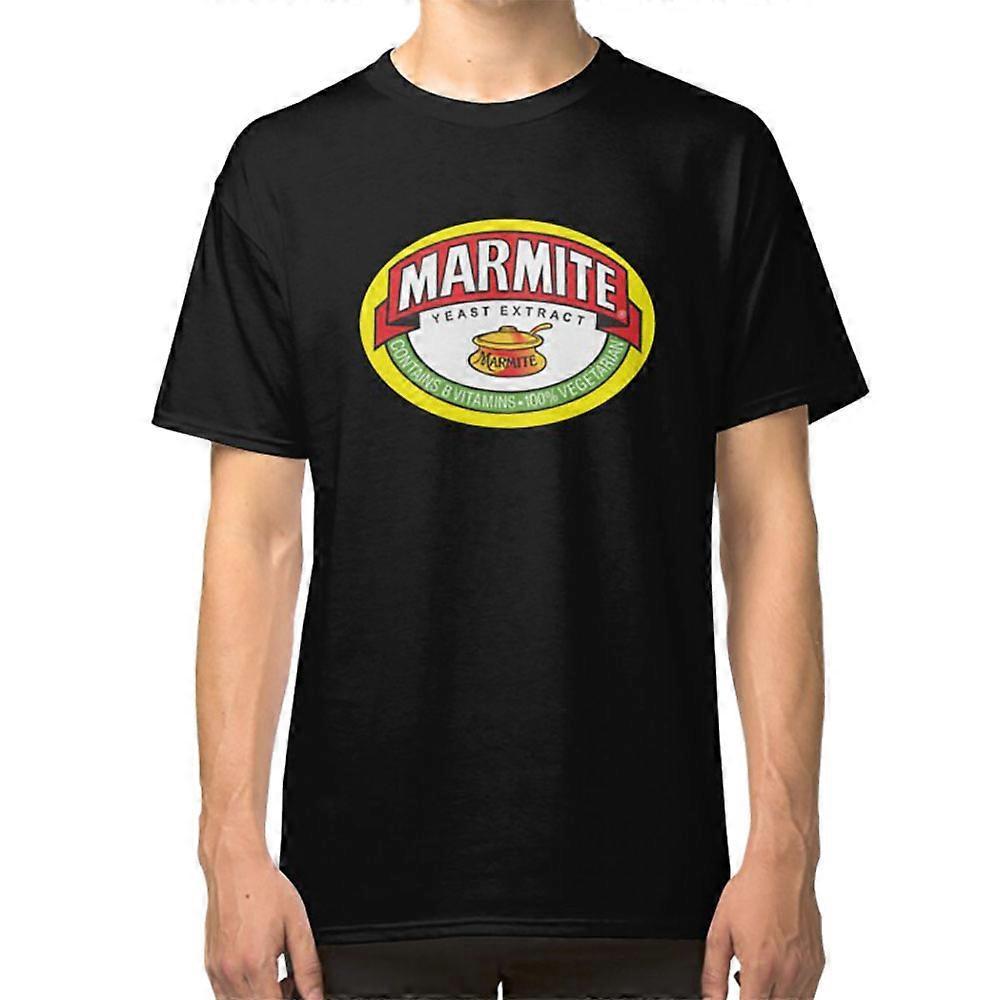 RockShark Marmite logos T-shirt black L