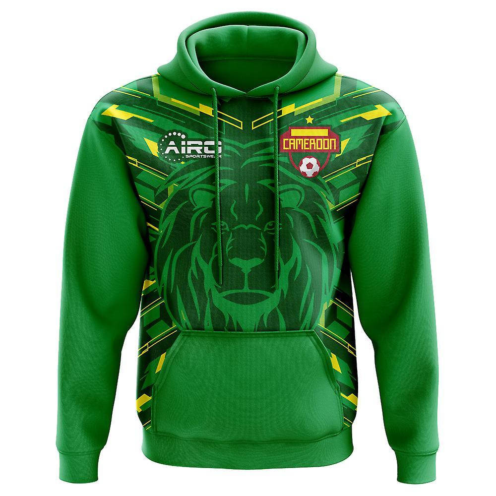 Airo Sportswear 2024-2025 Cameroon Home Concept Hoody (Kids) Green SB 25-27 inch Chest (66/69cm)