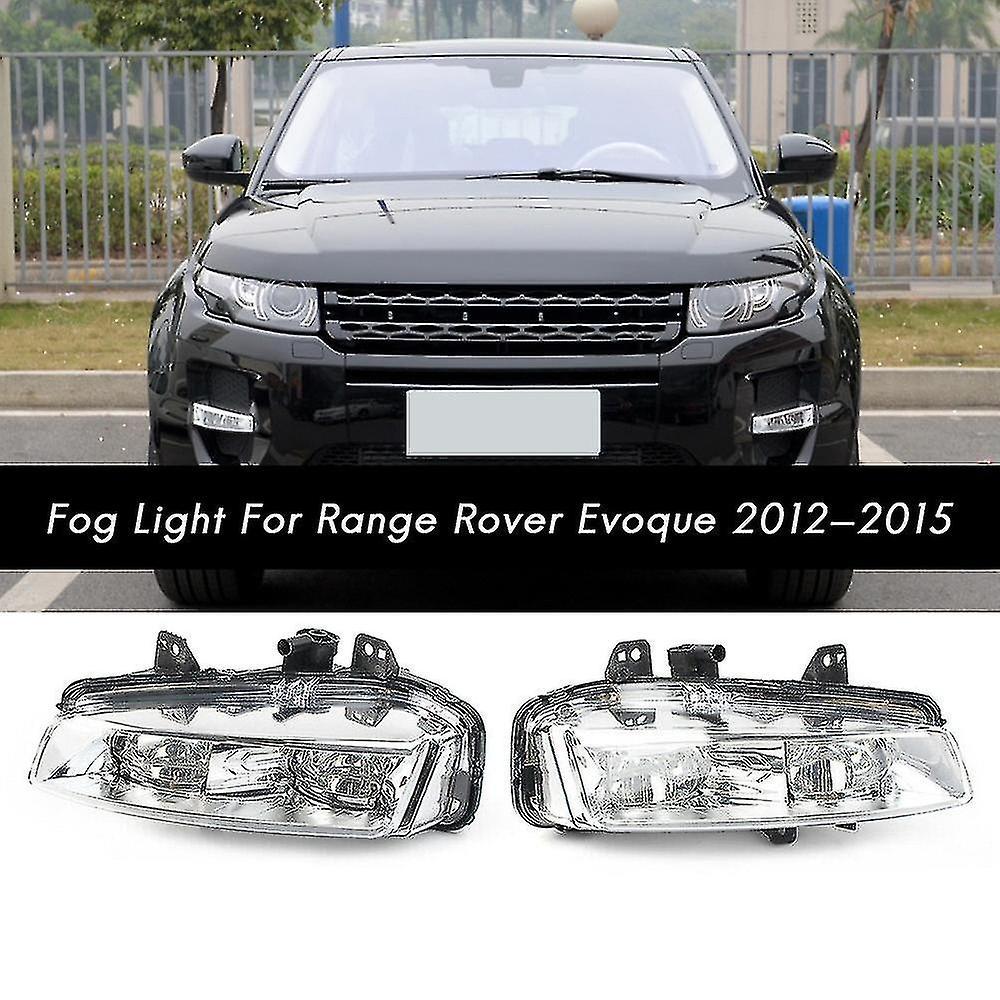 Elriven Right Passenger Side Car Front Bumper Fog Lamp Light For Land Rover Range Rover Evoque 2011-2015 Lr