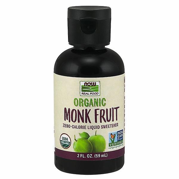 Now Foods Organic Monk Fruit Liquid, 2 Oz (Pack of 1)