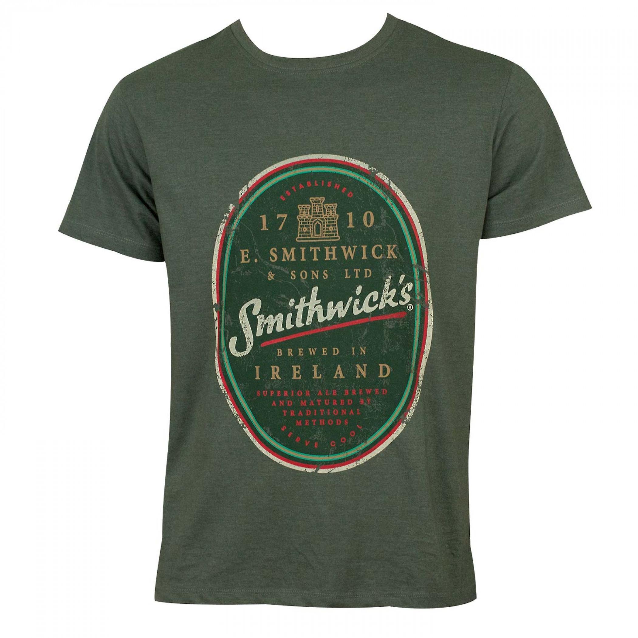 Beers Smithwicks Distressed Tee Shirt Green X-Large