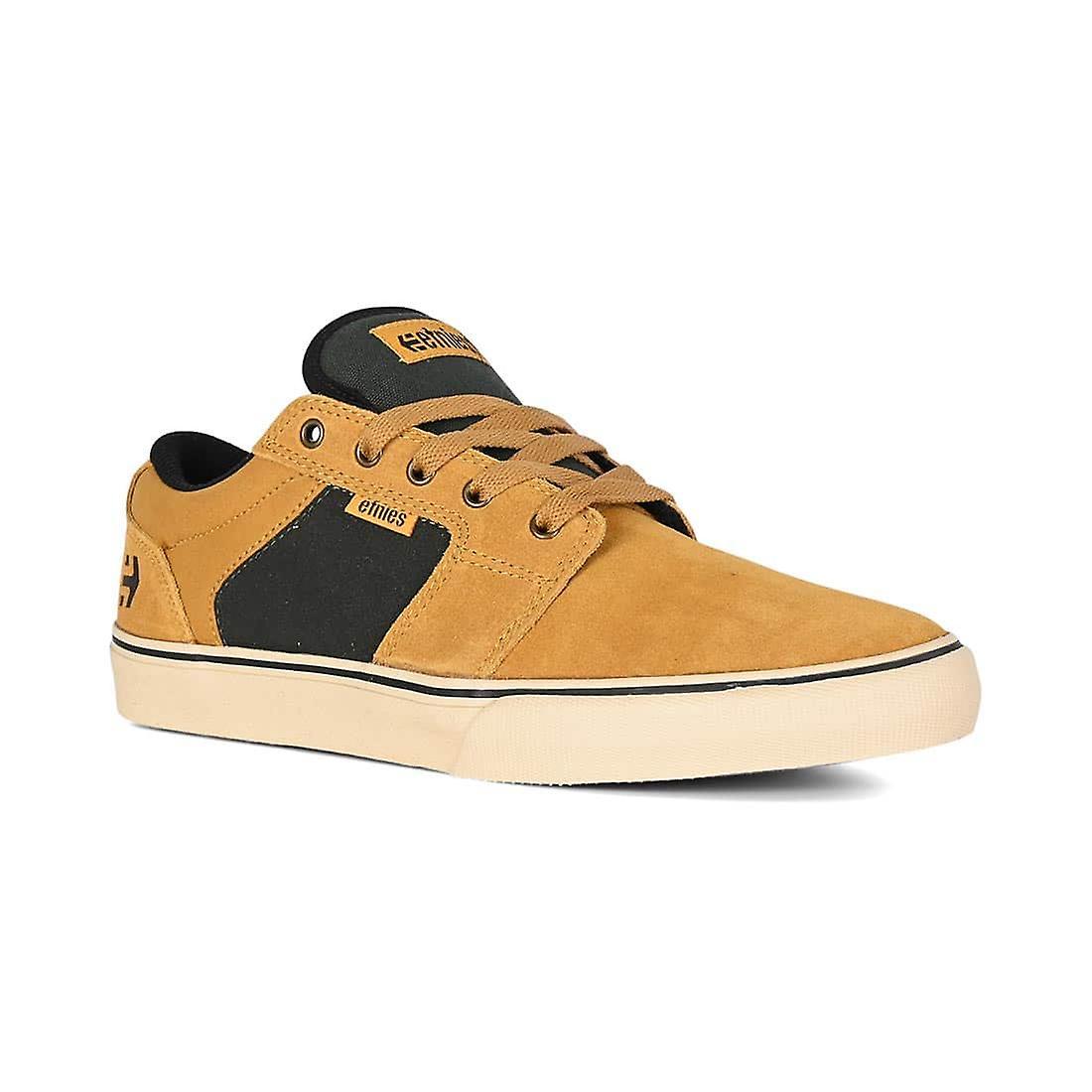 Etnies Barge LS Skate Shoes - Tan/Green Brown UK 9 / EU 43