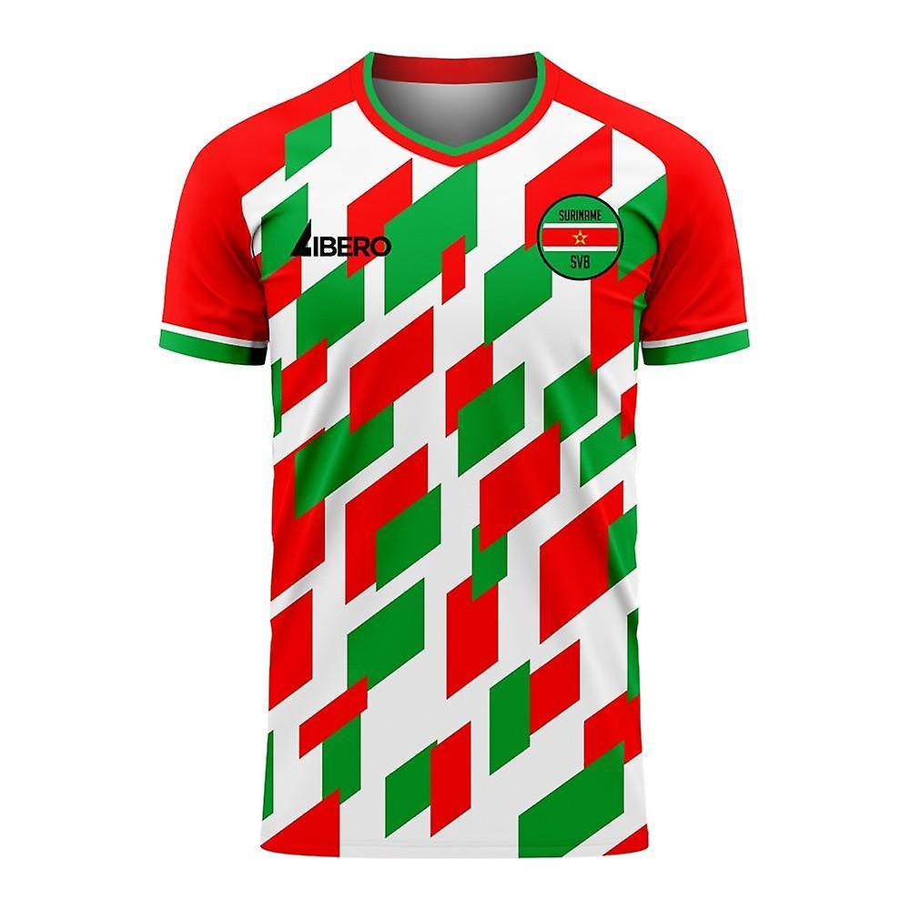 Libero Sportswear Suriname 2024-2025 Home Concept Football Kit (Libero) White M