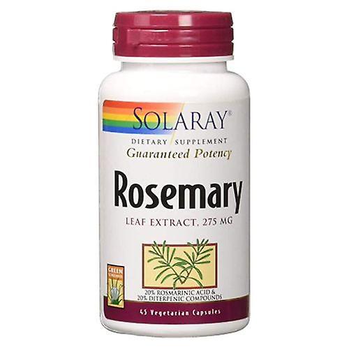 Solaray Rosemary Leaf Extract,275 mg ,45 Veg Caps (Pack of 1)