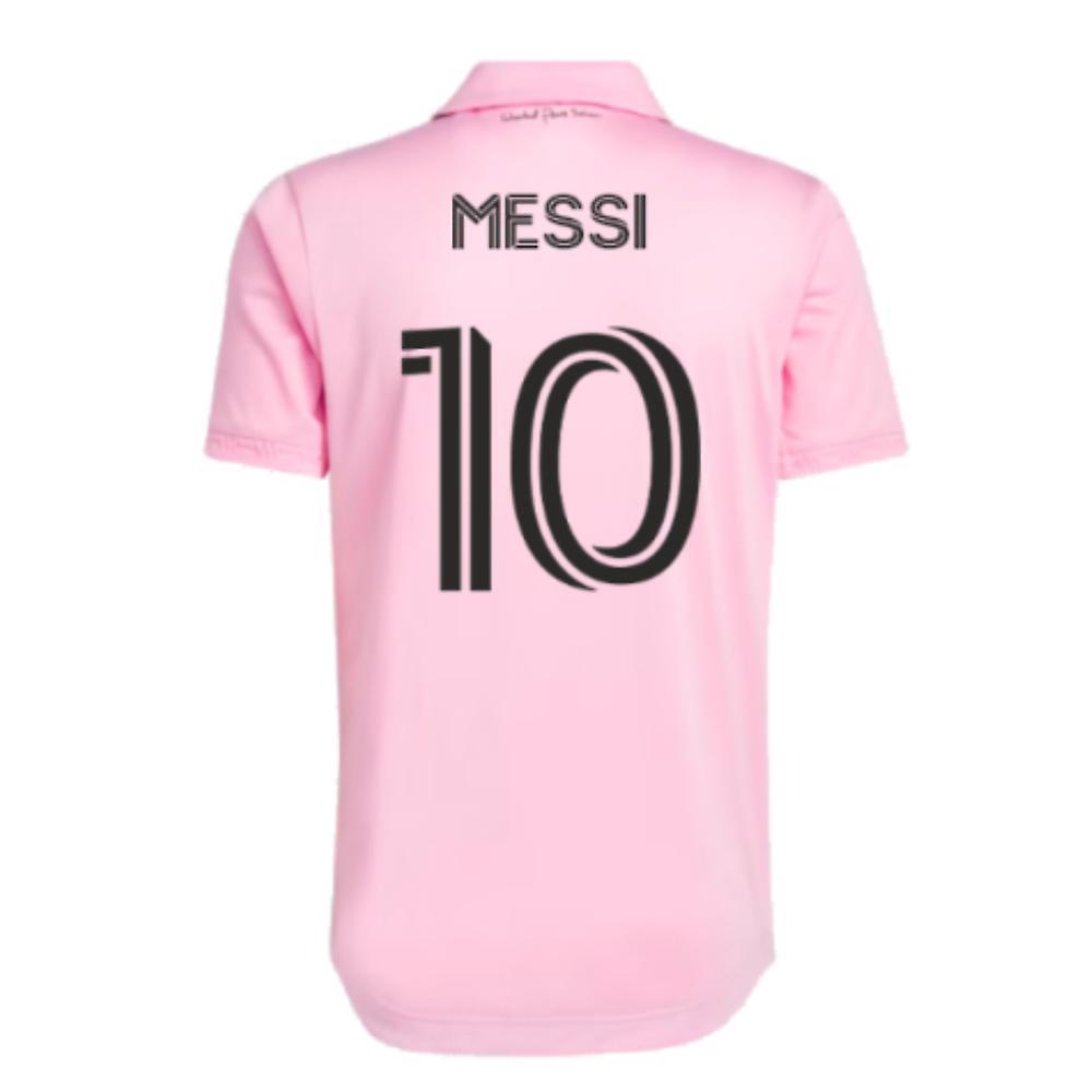 Adidas 2023-2024 Inter Miami Lionel Messi Home Shirt Adults Pink Small 36-38 inch Chest