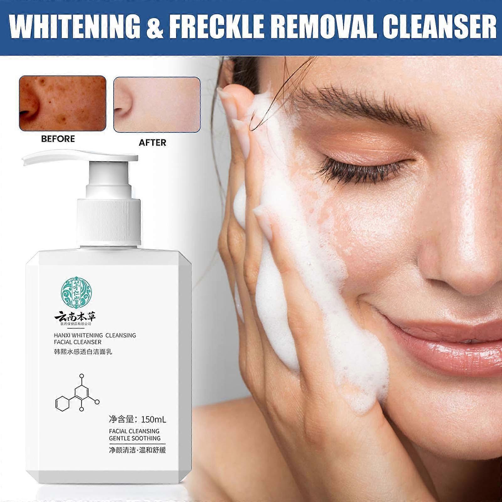 Flye Yunnan Herbal Whitening Facial Cleanser Moisturizing, Moisturizing, Controlling Oil, Acne Removing, And Blackhead Removing Facial Cleanser White