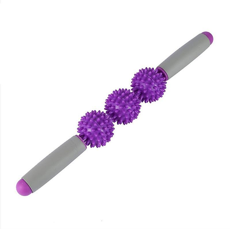 Yesfit Muscle Roller Stick,massage Stick Pressure Point Muscle Massage Roller purple