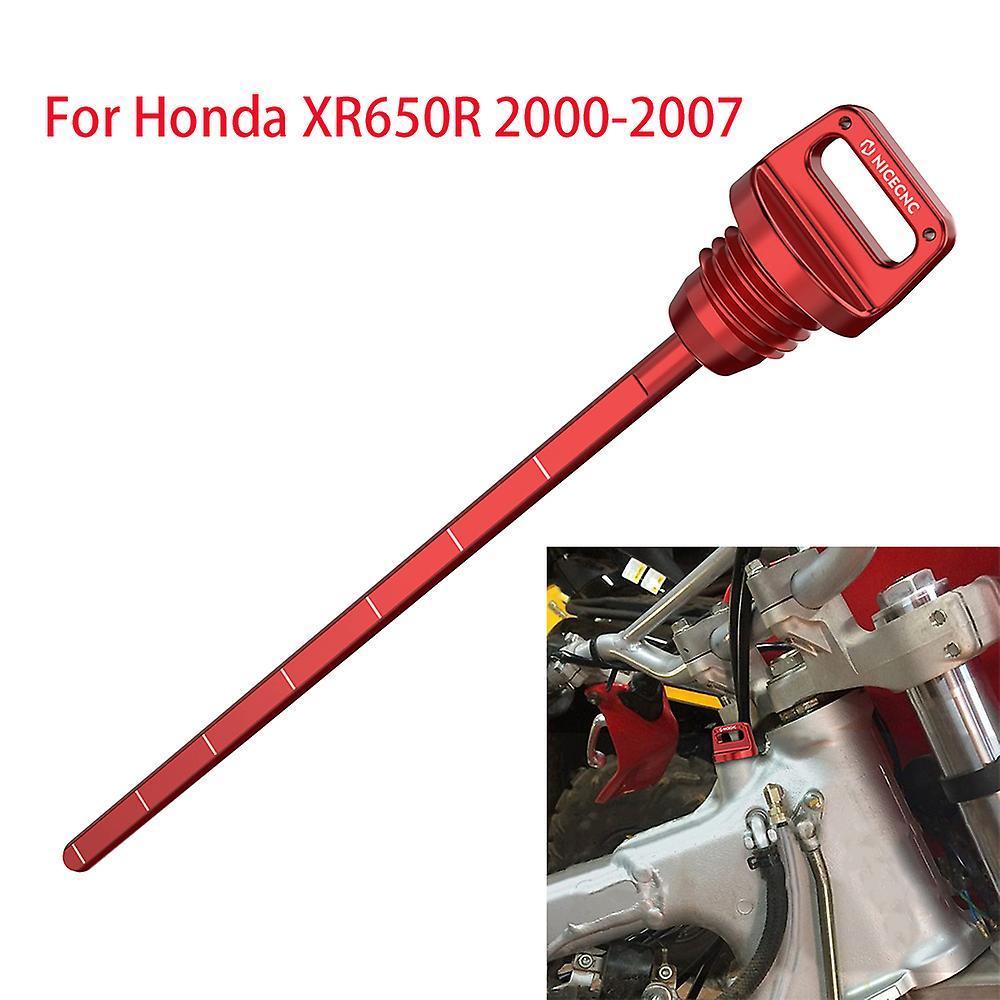 Ninesun Engine Oil Dipstick Stick Plug Cap For Honda Xr650r Xr 650r 650 R 2000-2007 2006 2005 2004 2003aluminum Accessories