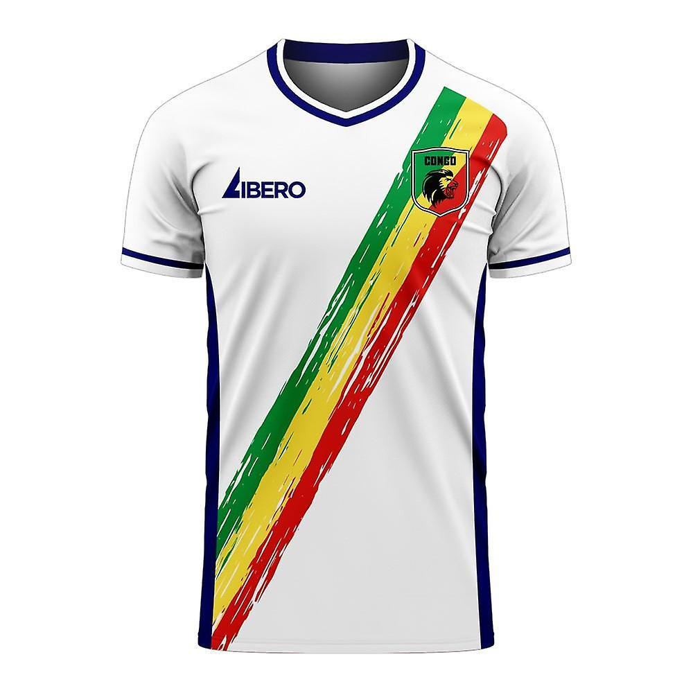 Libero Sportswear DR Congo 2024-2025 Away Concept Football Kit (Libero) White 5XL