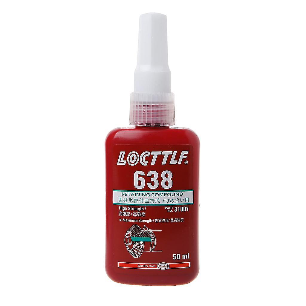 Generic 638 Retaining Compound Thread locker 50ml Adhesive Glue for Bearing Flange Hose Red