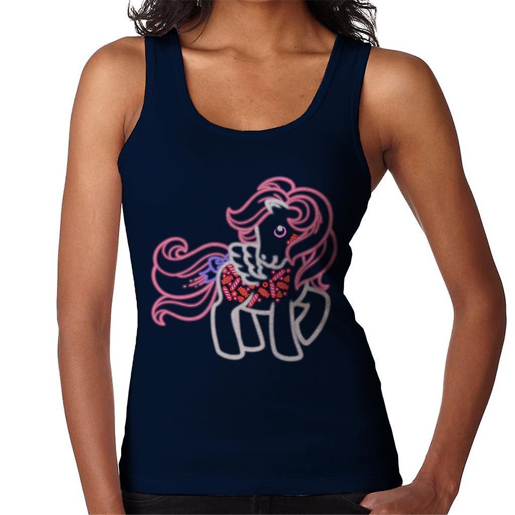 My Little Pony Neon Sweetie Women's Vest Navy Blue Large